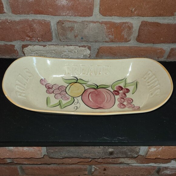 Vintage Los Angeles Potteries Bread Bowl - Picture 1 of 5